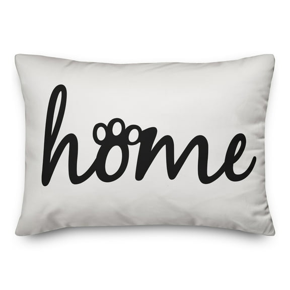 Creative Products Home Paw Print 14x20 Spun Poly Pillow