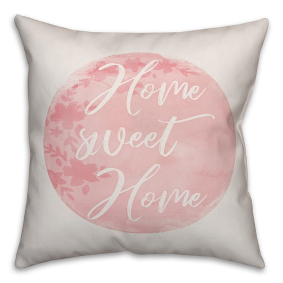 Creative Products Home Sweet Home 18x18 Spun Poly Pillow