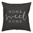 thumbnail image 1 of Creative Products Home Sweet Home Black and White 16x16 Indoor / Outdoor Pillow, 1 of 2