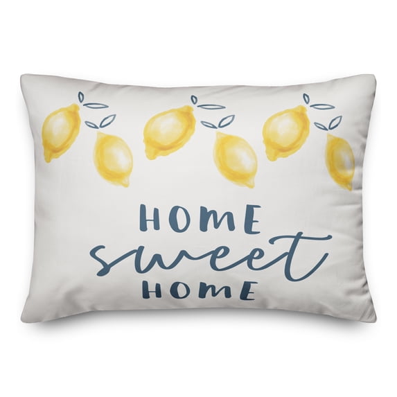 Creative Products Home Sweet Home Lemons 14x20 Spun Poly Pillow