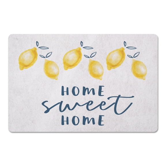 Creative Products Home Sweet Home Lemons 27x18 Floor Mat