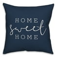 thumbnail image 1 of Creative Products Home Sweet Home Navy 16x16 Indoor / Outdoor Pillow, 1 of 2