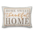 thumbnail image 1 of Creative Products Home Sweet Thankful Home 14x20 Spun Poly Pillow, 1 of 3