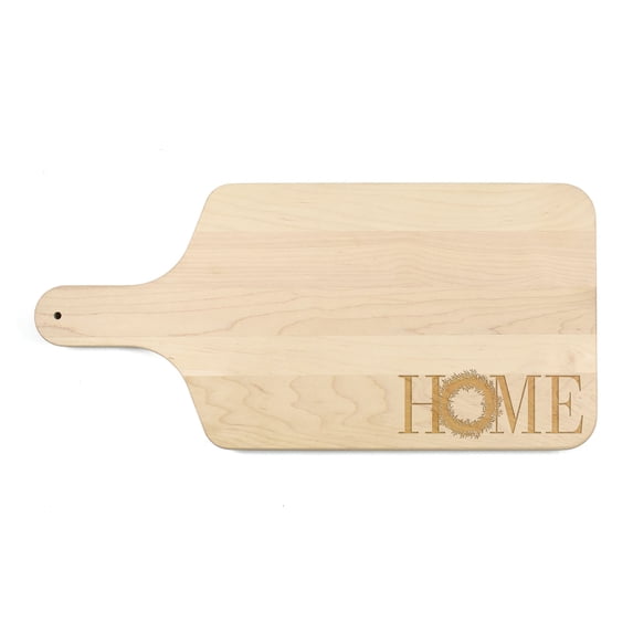 Creative Products Home Wreath 17 x 8 Maple Paddle Cutting Board