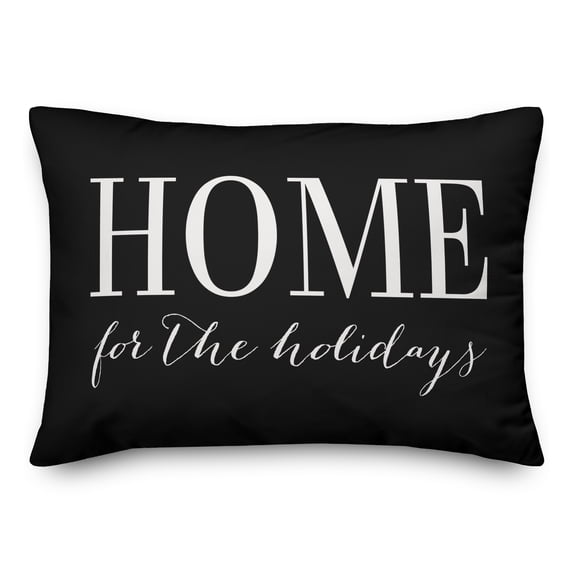 Creative Products Home for the Holidays 14x20 Spun Poly Pillow