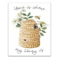 thumbnail image 1 of Creative Products Home is Where my Honey Is 16x20 Canvas Wall Art, 1 of 5