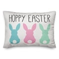 thumbnail image 1 of Creative Products Hoppy Easter Buns 14x20 Spun Poly Pillow, 1 of 2
