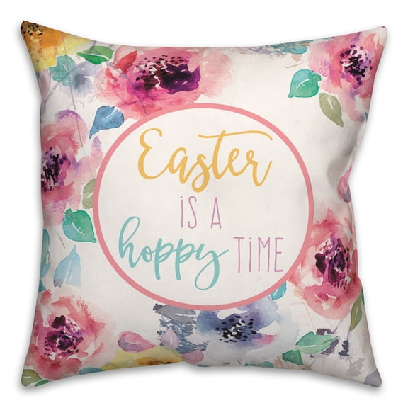 Creative Products Hoppy Time 18x18 Spun Poly Pillow
