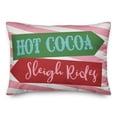 thumbnail image 1 of Creative Products Hot Cocoa Sign 14x20 Spun Poly Pillow, 1 of 3
