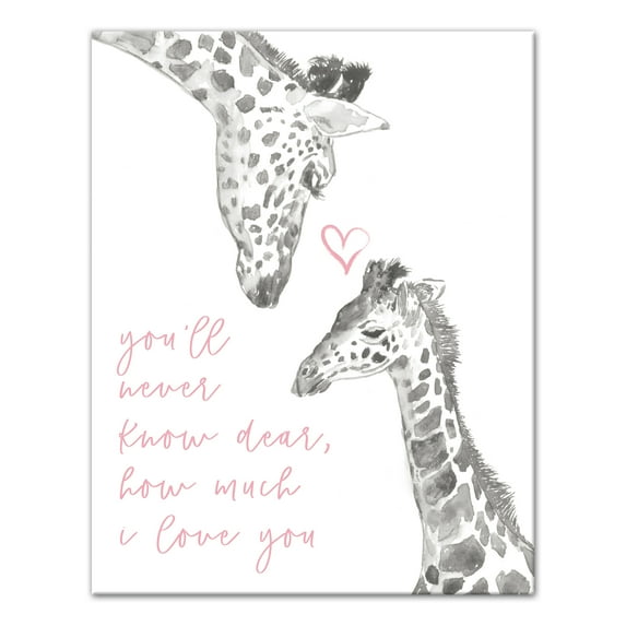 Creative Products How Much I Love You 11x14 Canvas Wall Art