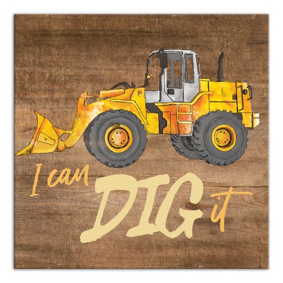 Creative Products I Can Dig It 12x12 Canvas Wall Art