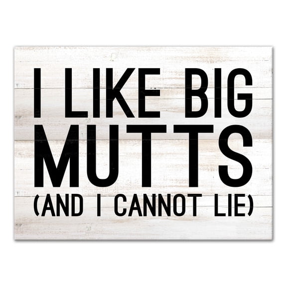 Creative Products I Like Big Mutts 40 x 30 Canvas Wall Art