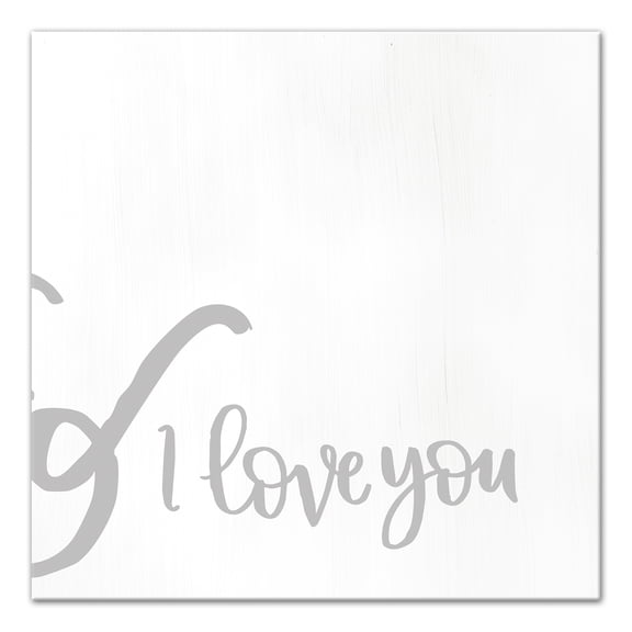 Creative Products & I Love You 12x12 Canvas Wall Art