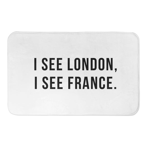 Creative Products I See London, I See France 34x21 Bath Mat