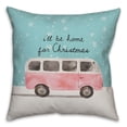 thumbnail image 1 of Creative Products IÃ¢â‚¬â„¢ll be home for Christmas 16x16 Spun Poly Pillow, 1 of 3