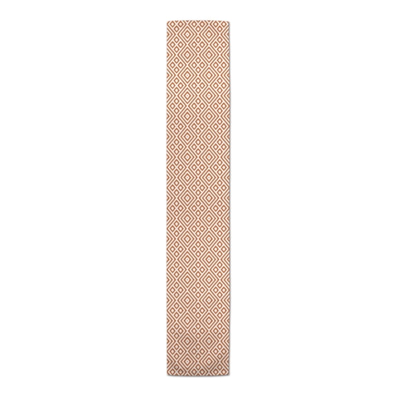 Creative Products Ikat Pattern Orange 16x72 Poly Twill Table Runner