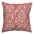 thumbnail image 1 of Creative Products Ikat in Red 16x16 Spun Poly Pillow, 1 of 2