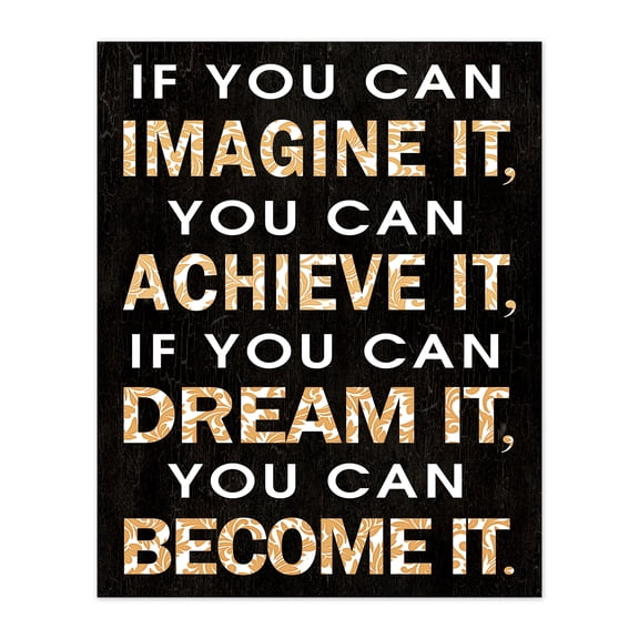 Creative Products Imagine Dream Become 16x20 Canvas Wall Art