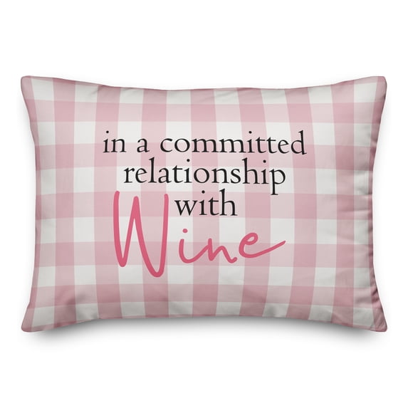 Creative Products In a Committed Relationship 14x20 Spun Poly Pillow