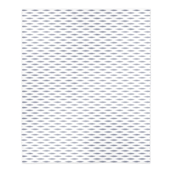 Creative Products Indigo Leaf Pattern 50x60 Sherpa Fleece Blanket