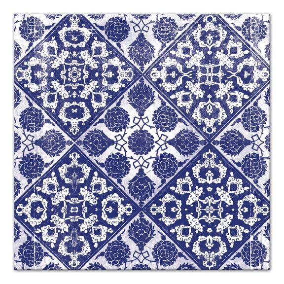 Creative Products Indigo Quad Tile 30x30 Canvas Wall Art