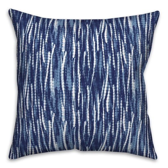 Creative Products Indigo Reeds 16 x 16 Spun Poly Pillow
