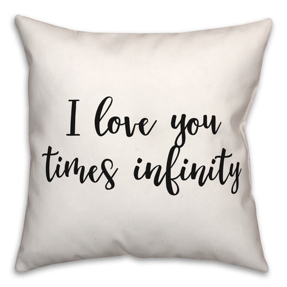 Creative Products Infinity 18x18 Spun Poly Pillow