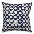 thumbnail image 1 of Creative Products Ink Circles in Blue 16x16 Spun Poly Pillow, 1 of 2