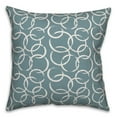 thumbnail image 1 of Creative Products Ink Rings in Blue 16x16 Spun Poly Pillow, 1 of 2