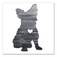 thumbnail image 1 of Creative Products Ink Silhouette Yorkie 12 x 12 Canvas Wall Art, 1 of 5