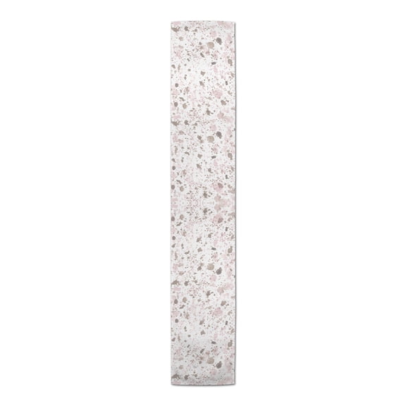 Creative Products Ink Splatter Blush 5 16 x 90 Poly Twill Table Runner