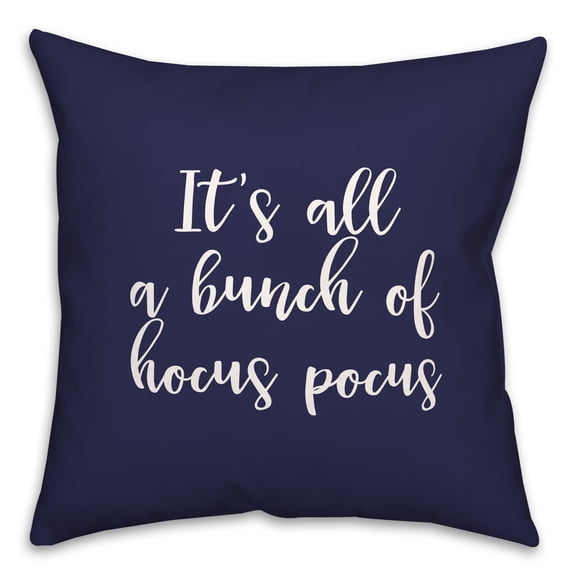 Creative Products It's All A Bunch Of Hocus Pocus in Navy 18 x 18 Spun Poly Pillow