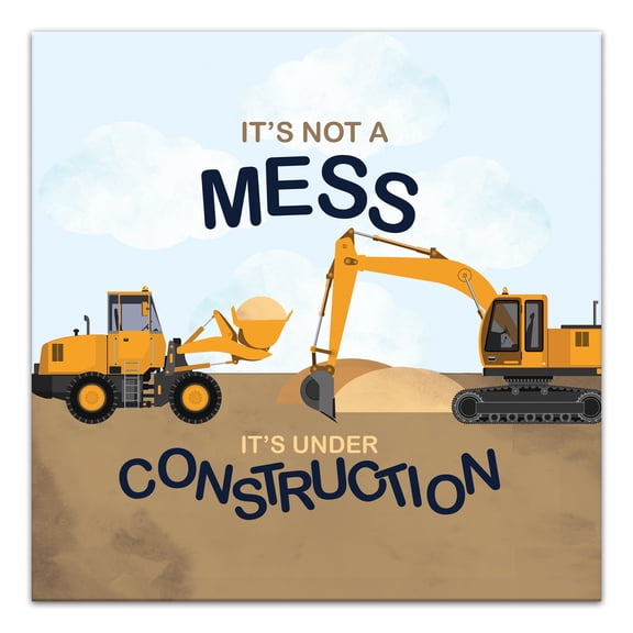 Creative Products It's Not A Mess 16x16 Canvas Wall Art