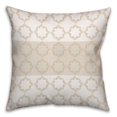 thumbnail image 1 of Creative Products Ivory Quatrefoil Pattern 16x16 Throw Pillow, 1 of 1