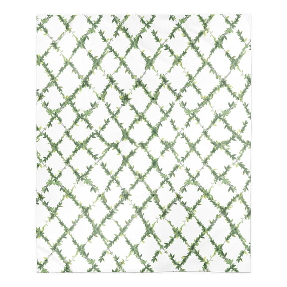 Creative Products Ivy Lattice  50x60 Sherpa Fleece Blanket