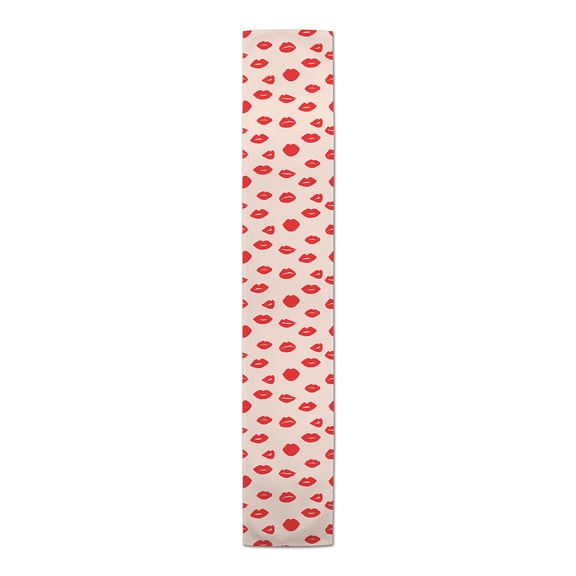 Creative Products J'adore Lips 16 x 90 Cotton Twill Table Runner