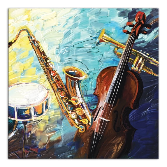 Creative Products Jazz Forever 24x24 Canvas Wall Art