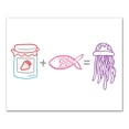 thumbnail image 1 of Creative Products Jellyfish Equation 16x20 Canvas Wall Art, 1 of 5