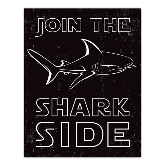 Creative Products Join The Shark Side 11x14 Canvas Wall Art