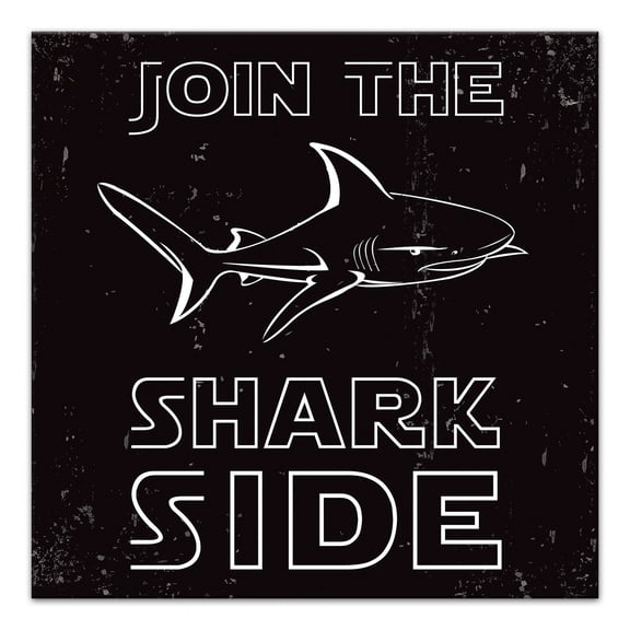 Creative Products Join The Shark Side 12x12 Canvas Wall Art