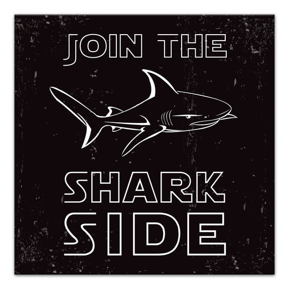 Creative Products Join The Shark Side 16x16 Canvas Wall Art