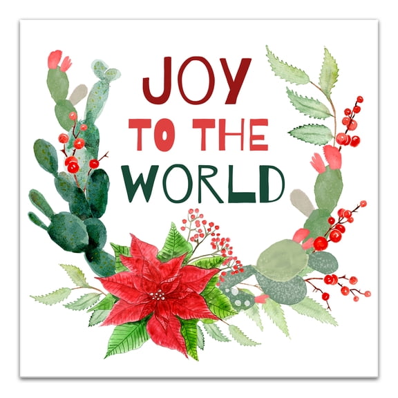 Creative Products Joy to the World 12x12 Canvas Wall Art
