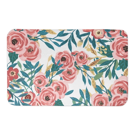 Creative Products Jungle Flowers 34x21 Bath Mat