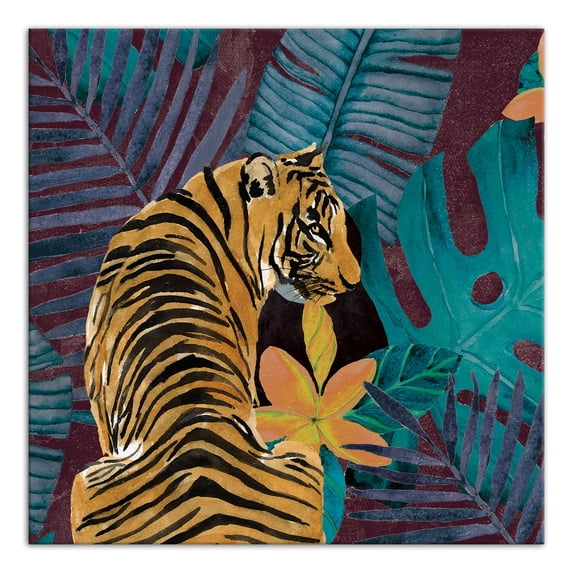 Creative Products Jungle Tiger 12 x 12 Canvas Wall Art