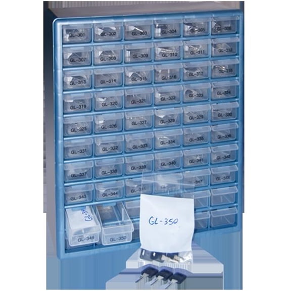 Creative Products KEY-GLCABINET2-5K Global 2 Key Cabinet With 5 Each Of