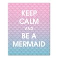 thumbnail image 1 of Creative Products Keep Calm And Be A Mermaid 16x20 Canvas Wall Art, 1 of 5