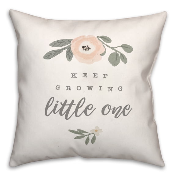 Creative Products Keep Growing 18 x 18 Spun Poly Pillow