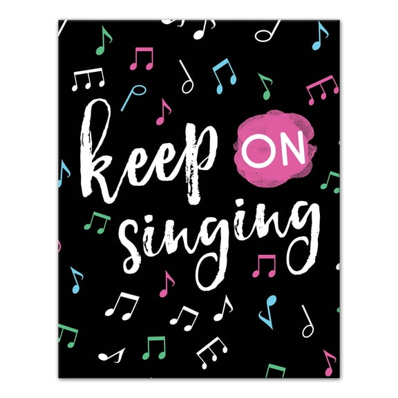 Creative Products Keep On Singing 11x14 Canvas Wall Art