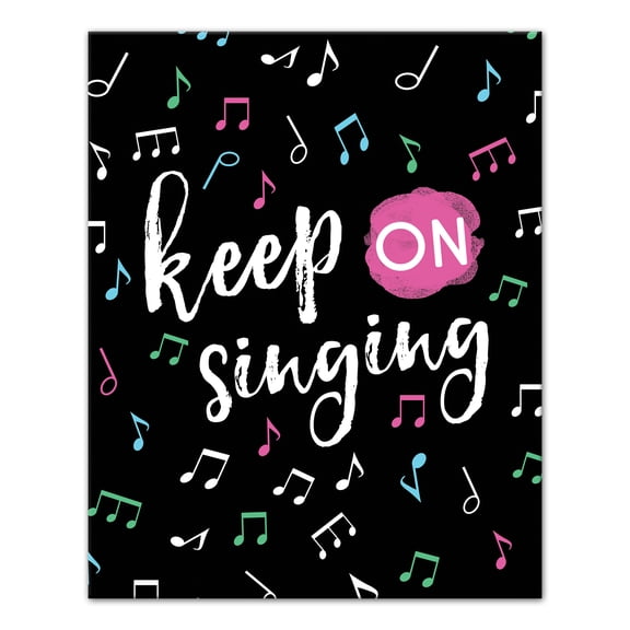 Creative Products Keep On Singing 24x30 Canvas Wall Art