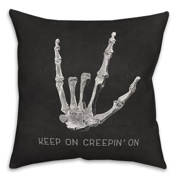 Creative Products Keep on Creepin On 18x18 Spun Poly Pillow